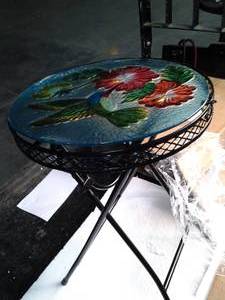 Metal body Hummingbird folding gard...