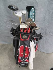 lot 20 image: CALEO KNIGHT GOLF CLUBS, BIG BIRTHA,  AND MORE.