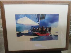 lot 54 image: DEWIT 1993 SAILING PICTURE