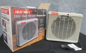 lot 64 image: 1500 WATT PORTABLE HEATER FAN
