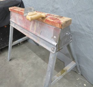 lot 66 image: SAWHORSE AND SAW