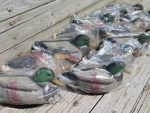 lot 90 image: NEW BOX OF 12 ORIGINAL MALLARDS WITH WEIGHTED KEELS