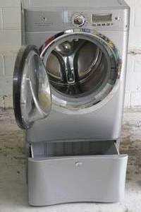 lot 11 image: Working Electrolux Washer on Pedestal