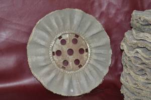 lot 13 image: steel polishing wheels lot of 13