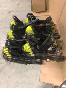 lot of assorted 6 ryobi gas backpack blowers (customer returns) see all pictures
