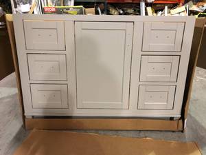 Glacier Bay Glenwood 30 in. W x 18.75in. D Vanity in White Washed Oak (Vanity Only) see all pictures