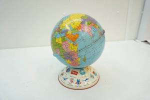 Vintage globe coin bank