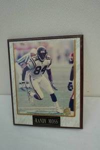 Randy moss photo plaque