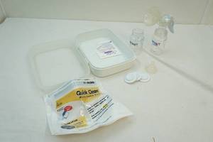 Tupperware, breast pump and accessories