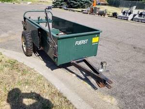 lot 329 image: Fuerst 8 Single-Axle Manure Spreader Trailer