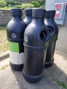 lot 337 image: Lot of (4) Commercial Recycle Containers for Bottles and Cans