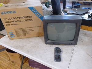 lot 52 image: New Audiovox 13 Color TVMonitor