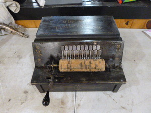 lot 77 image: Antique The Gem Roller Organ