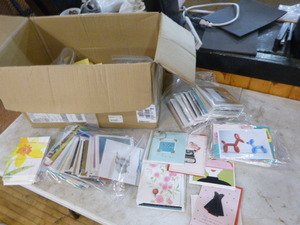 lot 82 image: Box of Greeting Cards