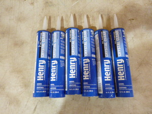 lot 15 image: 6 Tubes of Henry All Purpose Crystal Clear Sealant