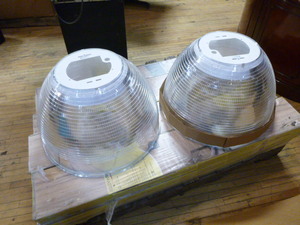 lot 87 image: 2 Large Light Fixture Fittings