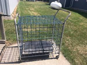 lot 66 image: Sports Ball Storage Container on Wheels