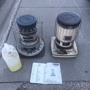 lot 81 image: 2 Kerosene Heaters & Kerosene