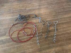 lot 90 image: Pet Tie Down Stakes