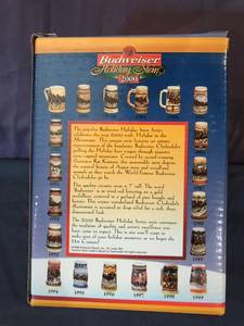 lot 15 image: Budweiser 2000 Holiday Stein
