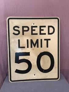 lot 96 image: Decommissioned Road Sign