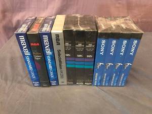 lot 109 image: 11 New Blank VHS Tapes
