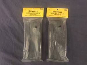 lot 133 image: 2 - 30 Round AR-15M16 Magazines