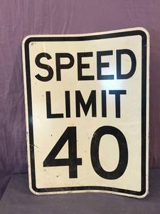 lot 172 image: Decommissioned Road Sign