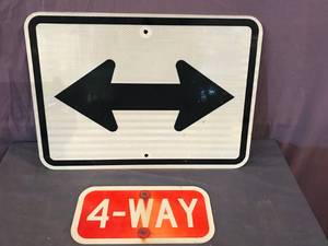 lot 173 image: Decommissioned Road Signs