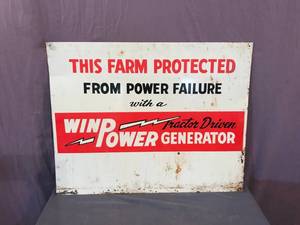 lot 210 image: Vintage Farm Sign