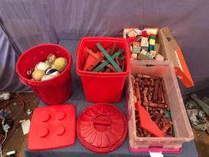 lot 238 image: Table Full of Toys