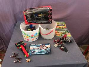 lot 180 image: Legos & Remote Control Car