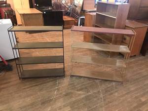 lot 194 image: Pair of Metal Shelving Units