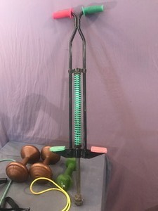 lot 255 image: Pogo Stick & Exercise Equipment