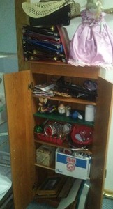 Bookshelf with Doors.