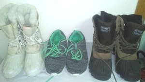 Ladies Size 10 Boots and Shoes � all like new.