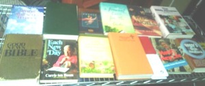 Books (15) Christian. Bibles, Hymnals, inspirational.