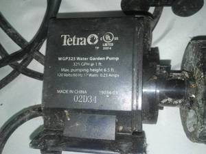 Circulating Pump. Ponds etc. Statuary pumps.
