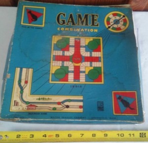 Vintage Milton Bradley Game Combination.