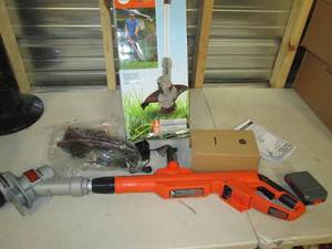 lot 21 image: black and decker 20v cordless 12 in...