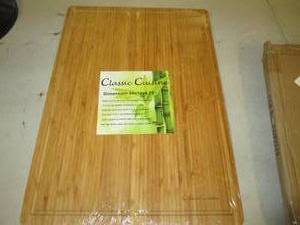 lot 44 image: classic cuisine bamboo cutting boar...