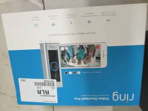 lot 66 image: ring video door bell pro ...