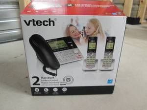 lot 146 image: vtech 2 handset cordlesscorded dig...