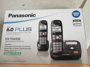 lot 157 image: panasonic dect 6.0 plus phone ...