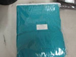 lot 163 image: reviersible quilt set tealblack fu...