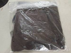 lot 178 image: 48x48 octagon herringbone rug brown...
