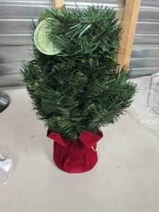 lot 209 image: 24 inch lighted majestic fir tree m...