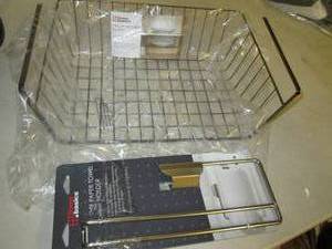 lot 211 image: under the shelf basket and a over t...