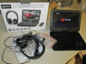 lot 221 image: gpx 10.1 bluetooth dvd palyer with ...