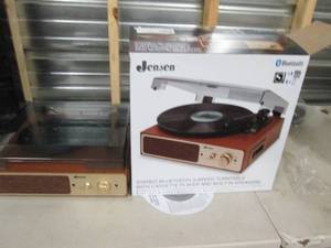 lot 225 image: jensen stereo bluetooth 3-speed tur...
